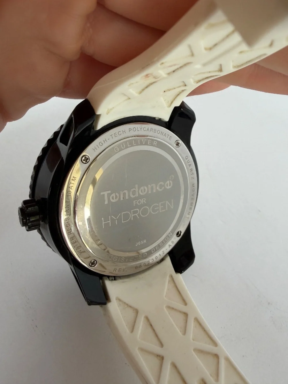 Tendence for Hydrogen Gulliver 50mm Watch Black White Geometric Dial